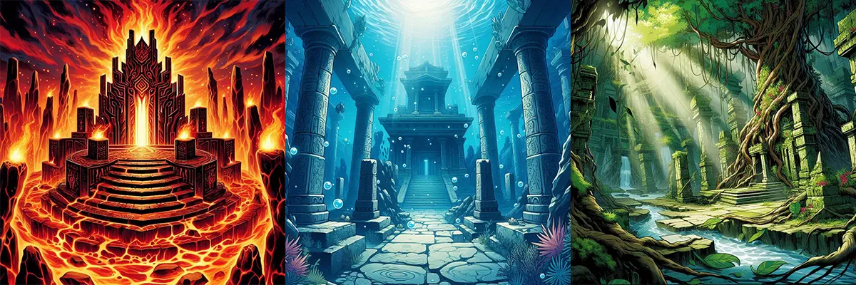 DuelForge areas to explore